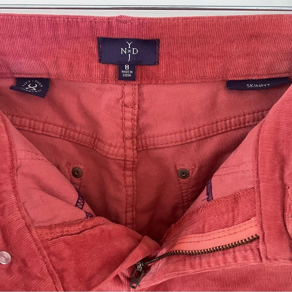 NYDJ Lift x Tuck Burnt Orange Corduroy Skinny Leg Pants |Size 8| - Picture 2 of 4